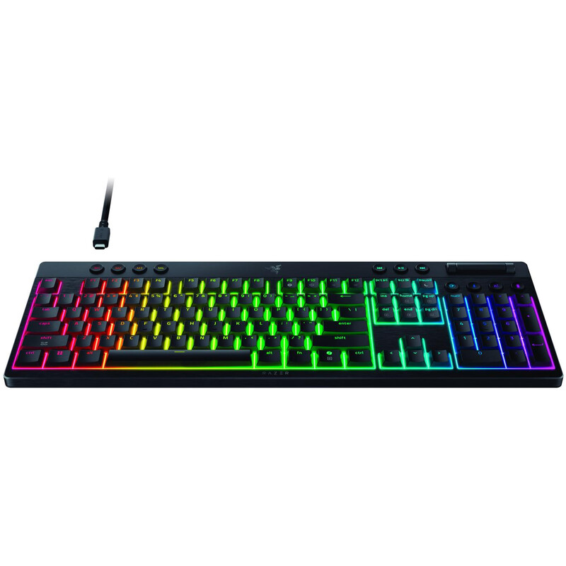 Клавіатура бездротова Razer BlackWidow V4 Low-Profile Green switch (RZ03-05270100-R3M1)