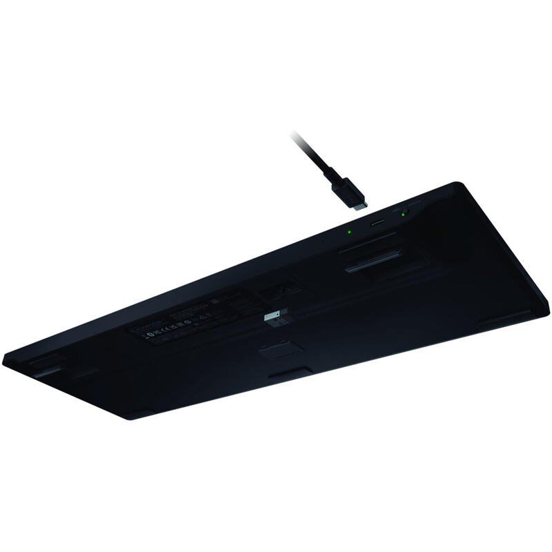 Клавіатура бездротова Razer BlackWidow V4 Low-Profile Green switch (RZ03-05270100-R3M1)