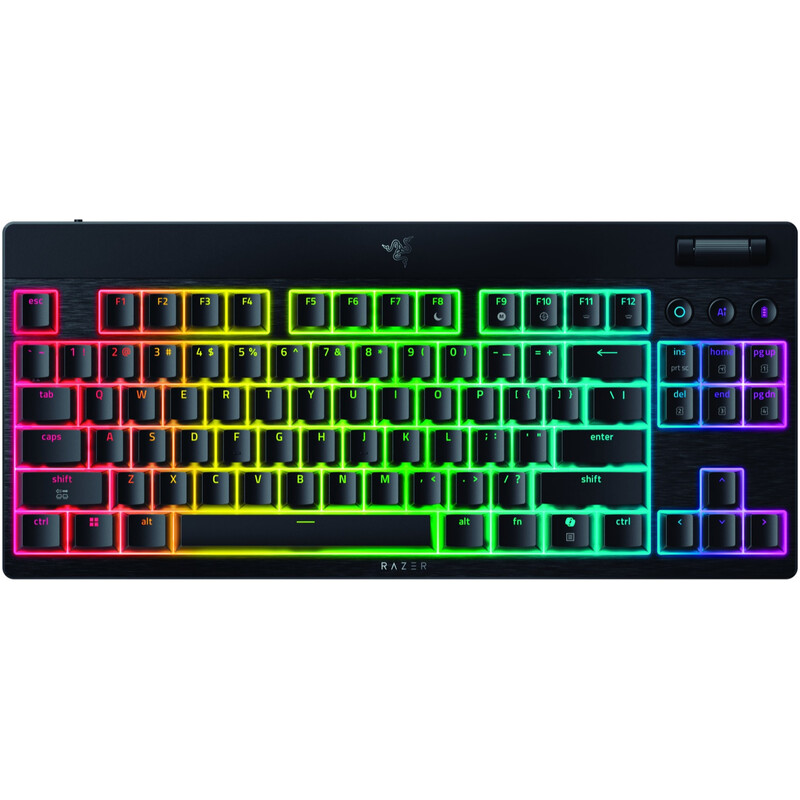 Клавіатура бездротова Razer BlackWidow V4 Low-Profile TKL Orange switch (RZ03-05450700-R3M1)