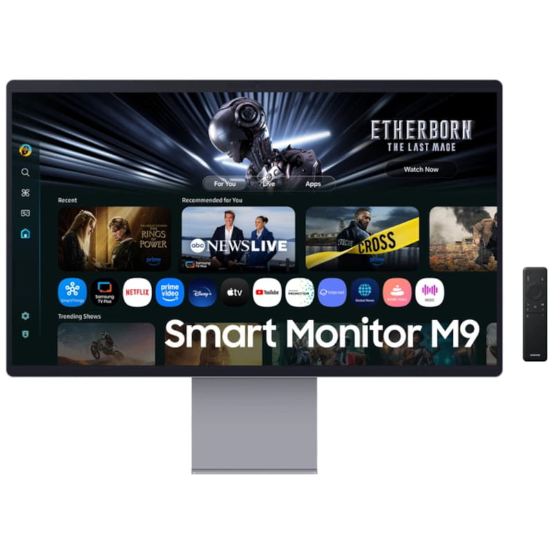 Монітор Samsung 32" Smart M9 (LS32FM902SZXUA) QD-OLED Black 165Hz