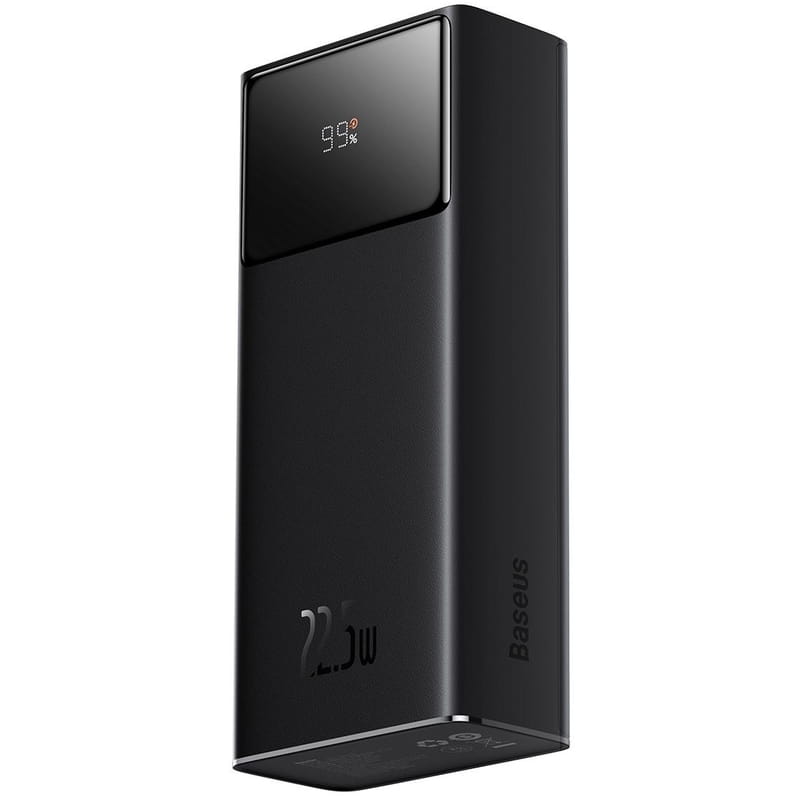 Универсальная мобильная батарея Baseus Star Lord Digital Display 30000mAh, 22.5W Black (PPXJ080101)