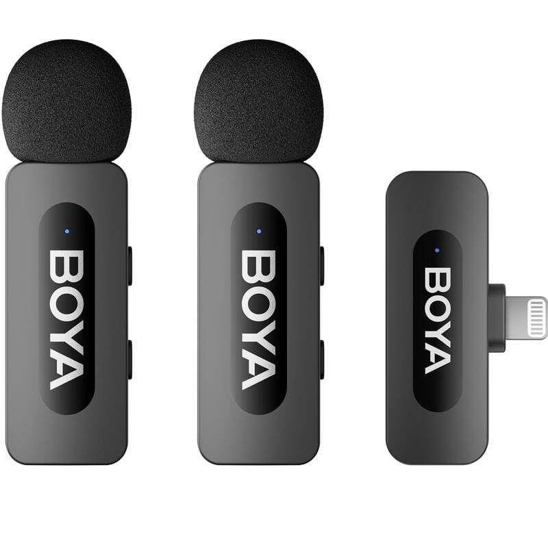 Мікрофон BOYA BY-V2 Lightning Black