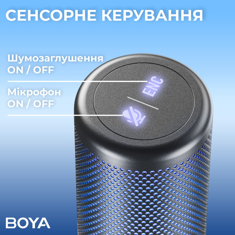 Микрофон BOYA K3-02 RGB Black