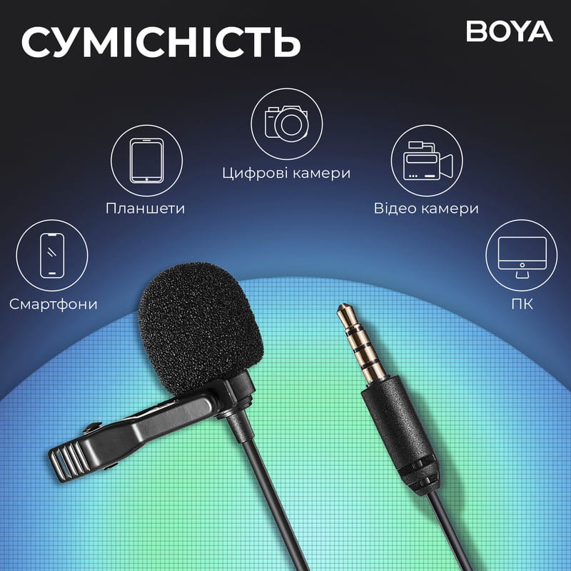 Мікрофон BOYA BY-M1 Pro II Black
