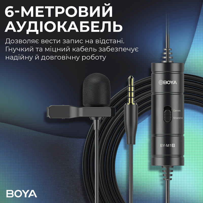 Микрофон BOYA BY-M1S Black