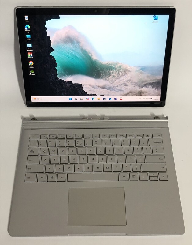 Ноутбук Microsoft Surface Book 2 1769 / 13.5" (3000x2000) IPS Touch / i7-8650U / 8GB / 512GB SSD / nVidia GTX 1050 2GB / Win11Pro / Backlight - Б/у
