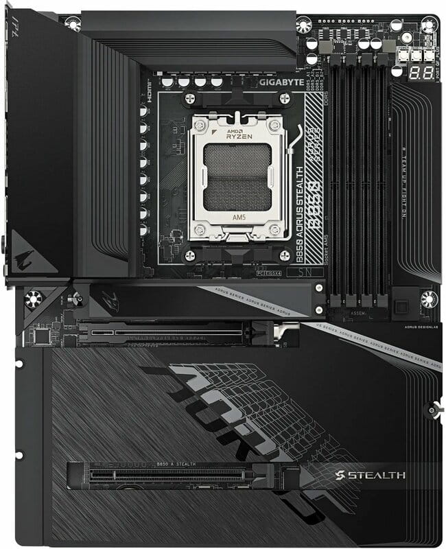 Материнська плата Gigabyte B850 Aorus Stealth Socket AM5