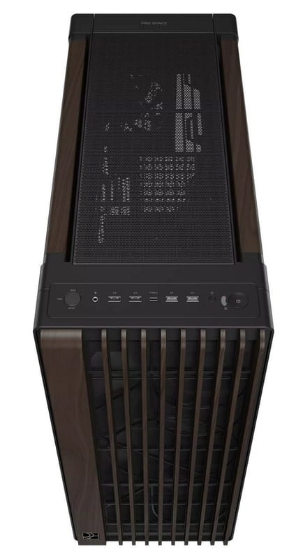 Корпус Asus ProArt PA602 Walnut Wood Tempered Glass Modern Black (90DC00J0-B09030)