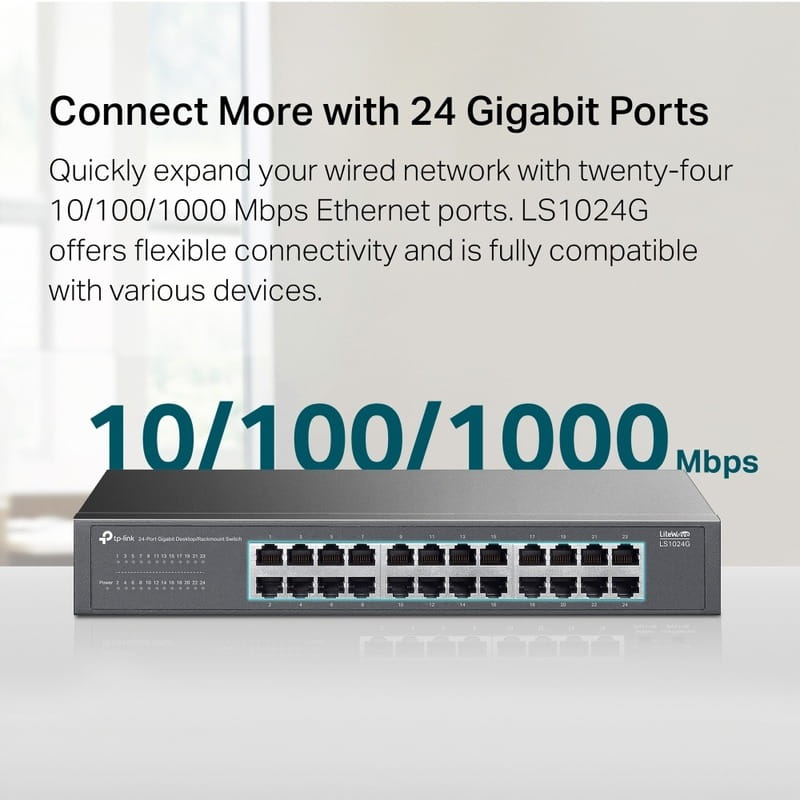 Комутатор TP-Link LS1024G