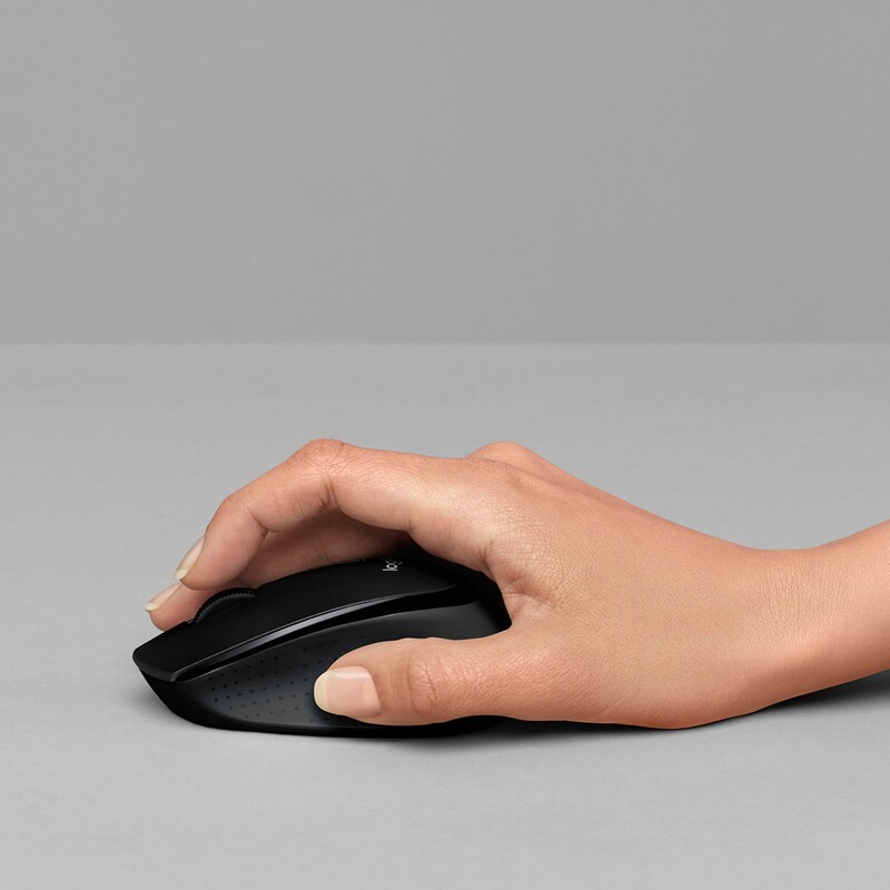 Мышь беспроводная Logitech B330 Silent Plus Black (910-004913)