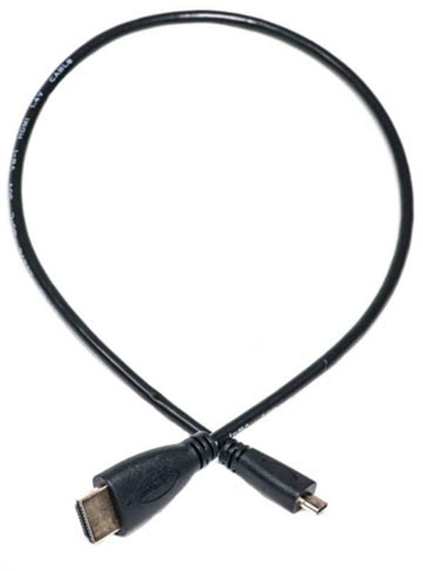 Кабель PowerPlant (KD00AS1241) HDMI-microHDMI v1.3, 0.5м, Black