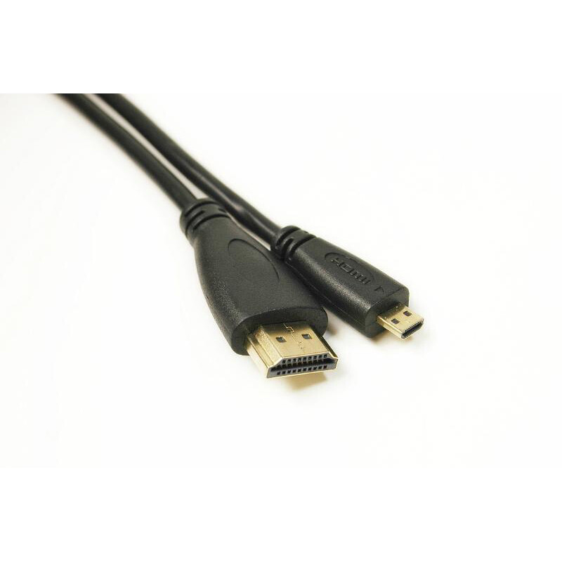 Кабель PowerPlant (KD00AS1274) HDMI-microHDMI v1.4, 2м, Black