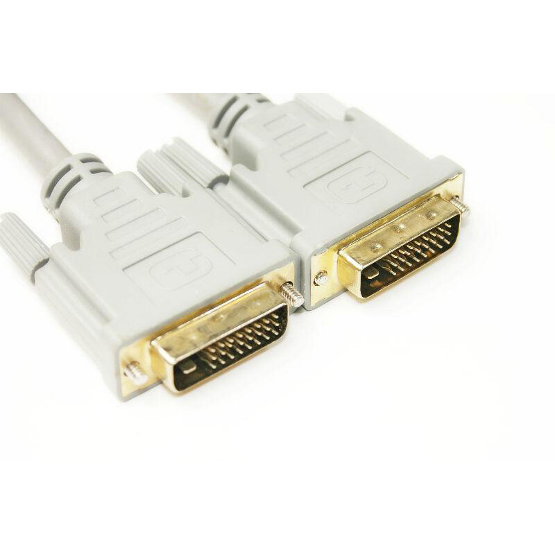 Кабель PowerPlant (KD00AS1283) DVI-D 24M-24M, 1.5м, White