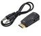 Фото - Адаптер PowerPlant (CA910267) HDMI-VGA+Audio с аудио кабелем 0.5м, Black | click.ua