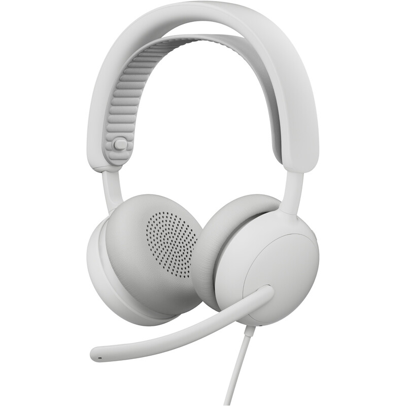 Гарнитура Logitech Zone Wired 2 USB Off-White (981-001621)
