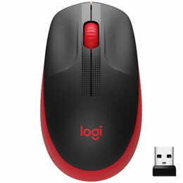 Мышь беспроводная Logitech M190 Wireless Red (910-005908)