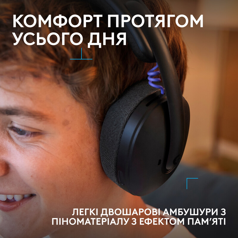 Гарнітура Logitech G325 Lightspeed Black (981-001524)