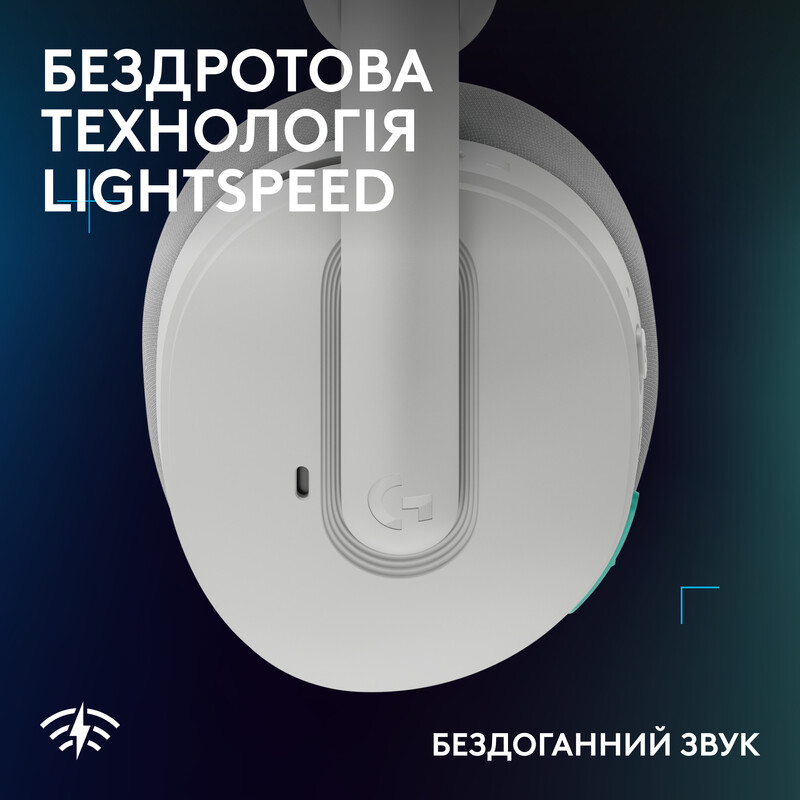 Гарнітура Logitech G325 Lightspeed White (981-001531)