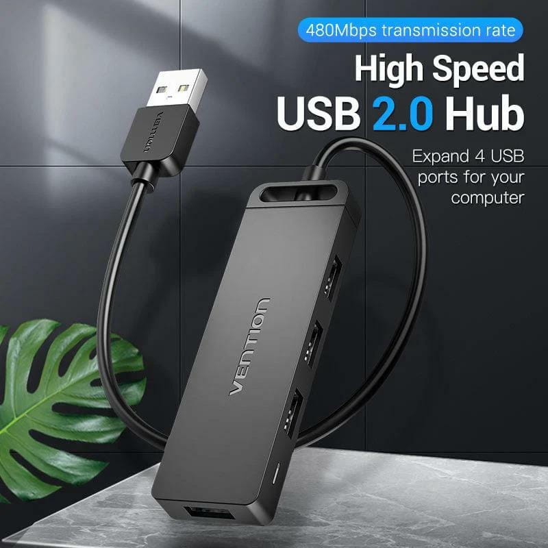 USB-хаб Vention CHMBB 4 ports Black