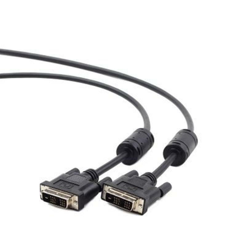 Кабель Viewcon (VC-DVI-104-5m), DVI-DVI, ферриты, 5м, черный