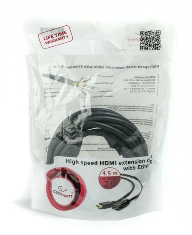 Кабель Cablexpert (CC-HDMI4X-15) удлинитель HDMI 4.5м