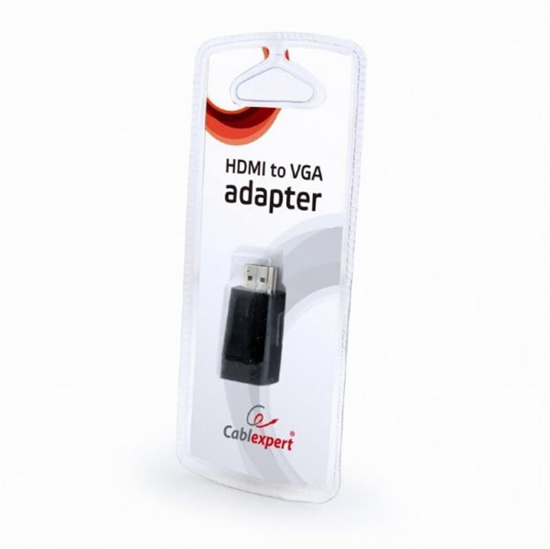 Адаптер Cablexpert (AB-HDMI-VGA-001) HDMI-VGA, черный