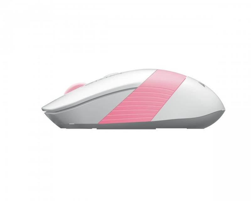 Мишка бездротова A4Tech FG10 Pink/White USB
