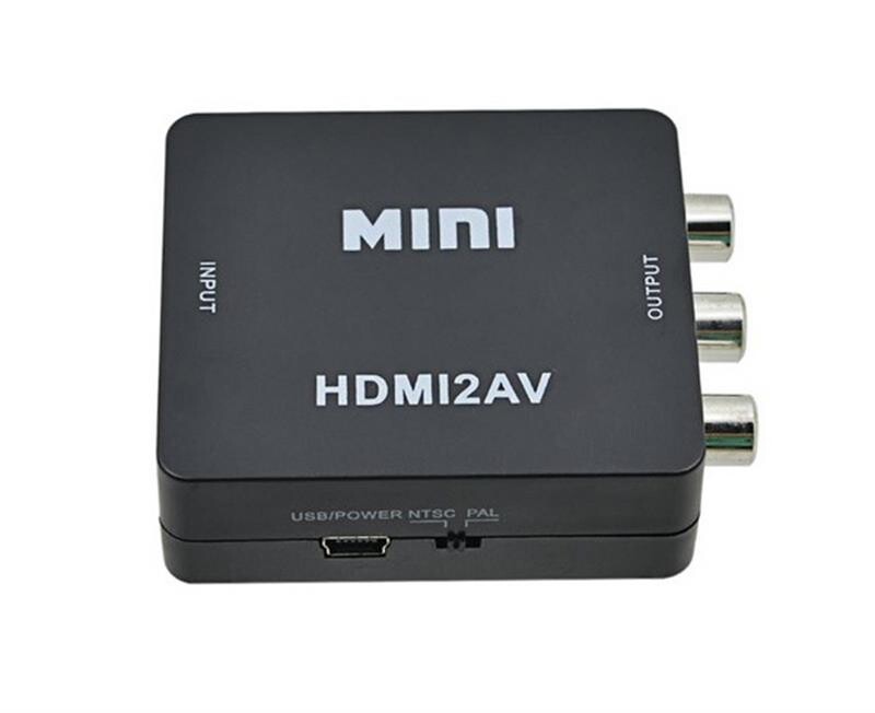 Адаптер STLab (U-995) HDMI-AV/RCA/CVBS, 0.15м, черный