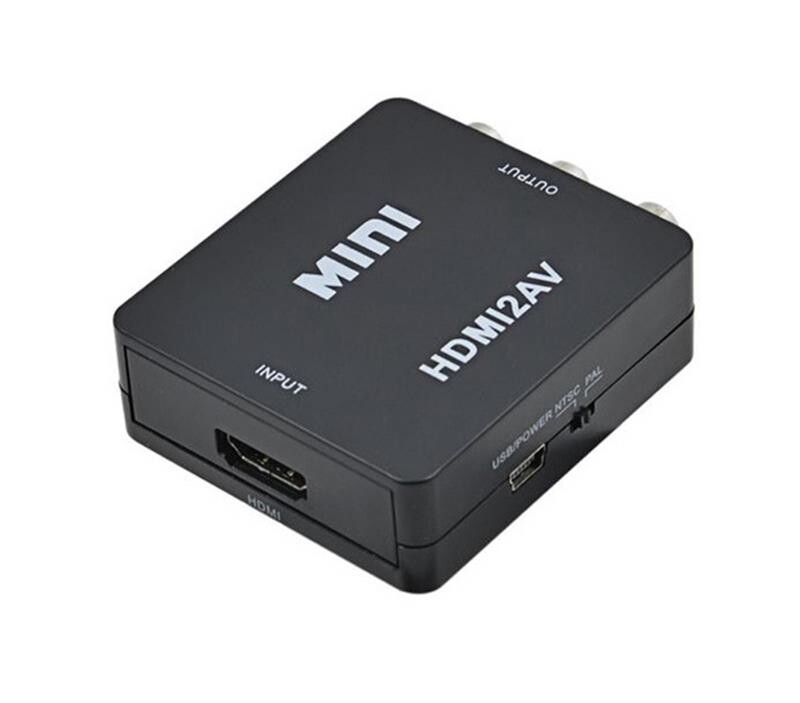 Адаптер STLab (U-995) HDMI-AV/RCA/CVBS, 0.15м, черный