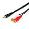 Фото - Аудио-кабель Atcom (10708) mini-jack 3.5мм(M)-2xRCA-тюльпан(M) 3м пакет | click.ua