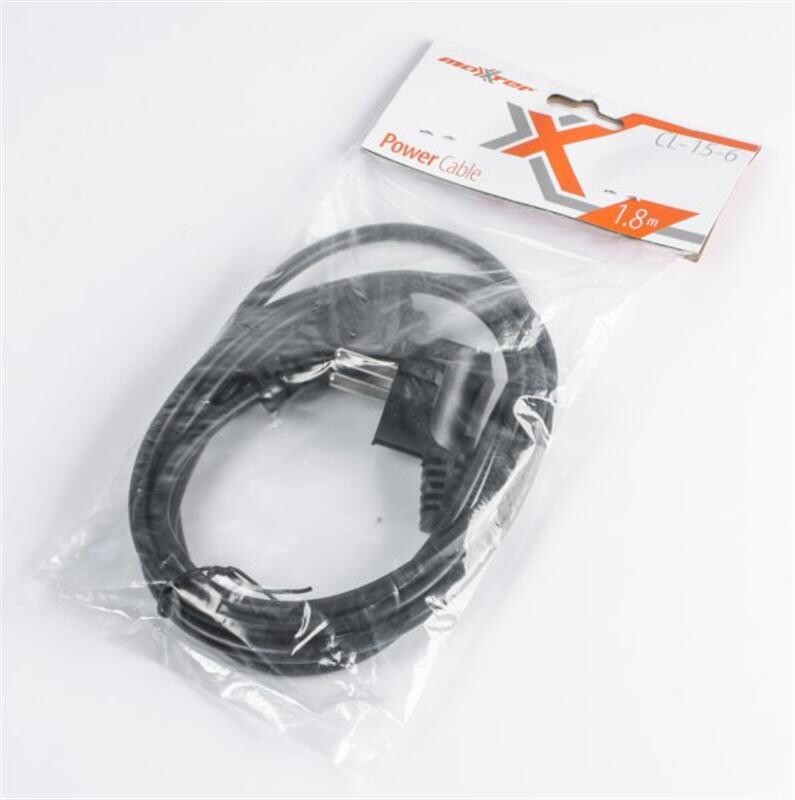 Кабель питания Maxxter CL-15-6 CEE 7/7 - C5 1.8м (для ноутбука)