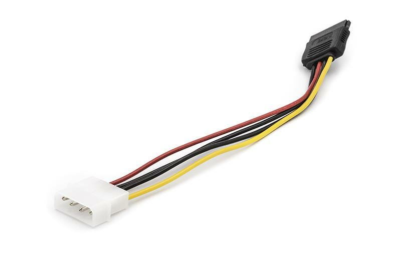 Кабель живлення PowerPlant (CA910953) Molex - SATA, 0.15 м