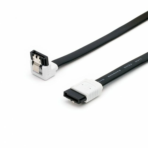 Кабель передачи данных Atcom (AT17126) SATA-DATA 3.0, с защелкой, 50 см, черный