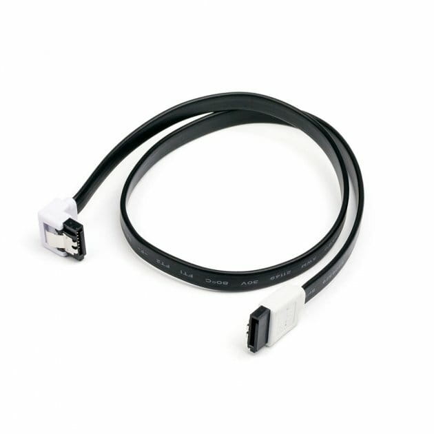 Кабель передачи данных Atcom (AT17126) SATA-DATA 3.0, с защелкой, 50 см, черный