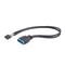 Фото - Кабель Cablexpert USB 2.0 9-pin - USB 3.0 19-pin (F/M), 0.15 м, внутрішній, чорний (CC-U3U2-01) | click.ua