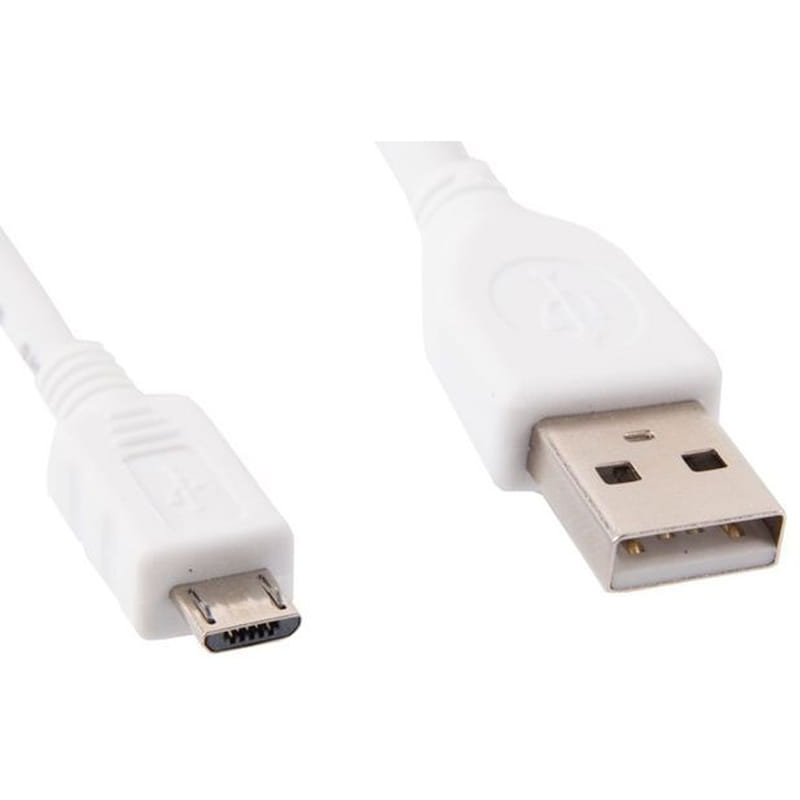 Кабель Cablexpert USB - micro USB V 2.0 (M/M), 0.5 м, белый (CCP-mUSB2-AMBM-W-0.5M)