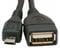 Фото - Кабель Atcom USB - micro USB V 2.0 (F/M), 0.1 м, чорний (3792) | click.ua