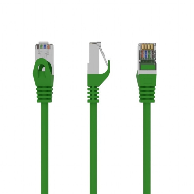 Патч-корд Cablexpert (PP6-3M/G) FTP, cat.6, литой, 50u "штекер с защелкой, 3 м, зелёный