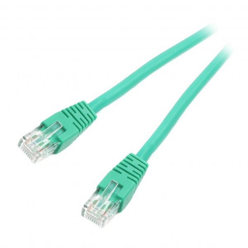 Патч-корд UTP Cablexpert (PP6U-0.25M/G) cat.6, литой, 50u штекер с защелкой, 0.25 м, зеленый