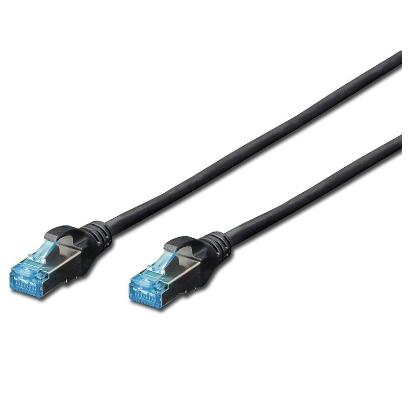 Патч-корд Digitus (DK-1531-020/BL) cat.5e, SF-UTP, 2 м, AWG 26/7, черный