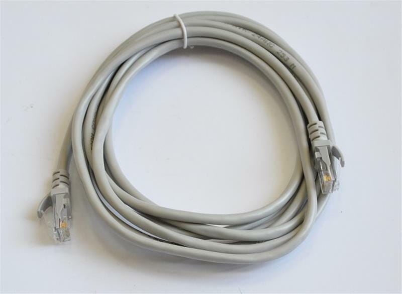 Патч-корд литой, UTP, RJ45, Cat.5e, 3m, серый