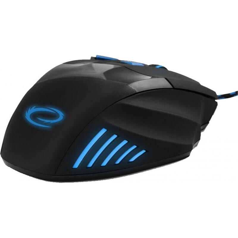 Мишка Esperanza EGM201B Wolf Black/Blue USB