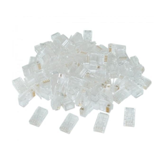 Коннектор RJ 45 Cablexpert (PLUG3UP6/50) с золоченными контактами (50 шт/уп)