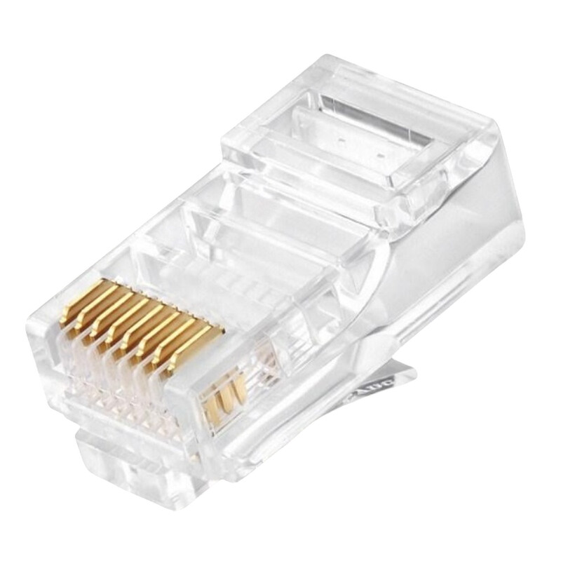 Коннектор RJ 45 Cablexpert (PLUG3UP6/50) с золоченными контактами (50 шт/уп)