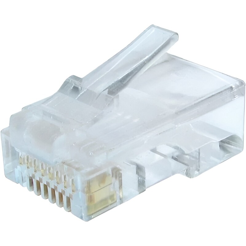 Конектор RJ 45 Cablexpert (LC-8P8C-002/10) 8P8C, Cat.6, із позолоченими контактами (10 шт/уп)