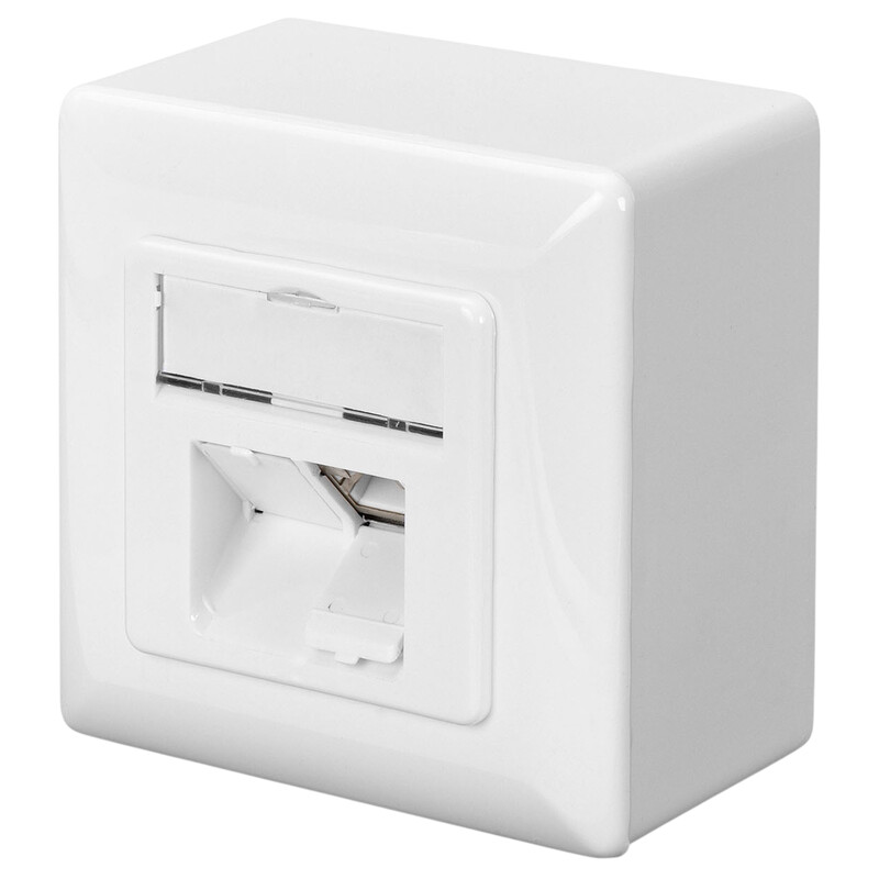 Розетка Digitus cat. 6, 2xRJ45, 8P8C (DN-9006-N) для внешней проводки