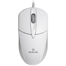 Миша REAL-EL RM-211 White (EL123200014)