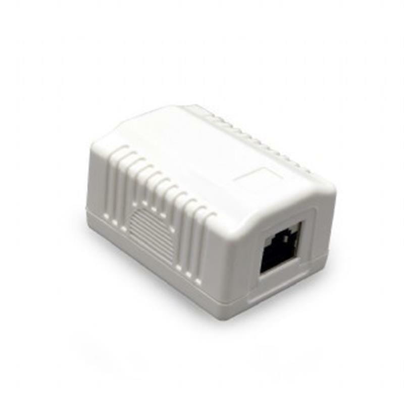 Розетка Cablexpert (NCAC-1F5E-01) 1хRJ-45, Cat5Е, внешняя, белый