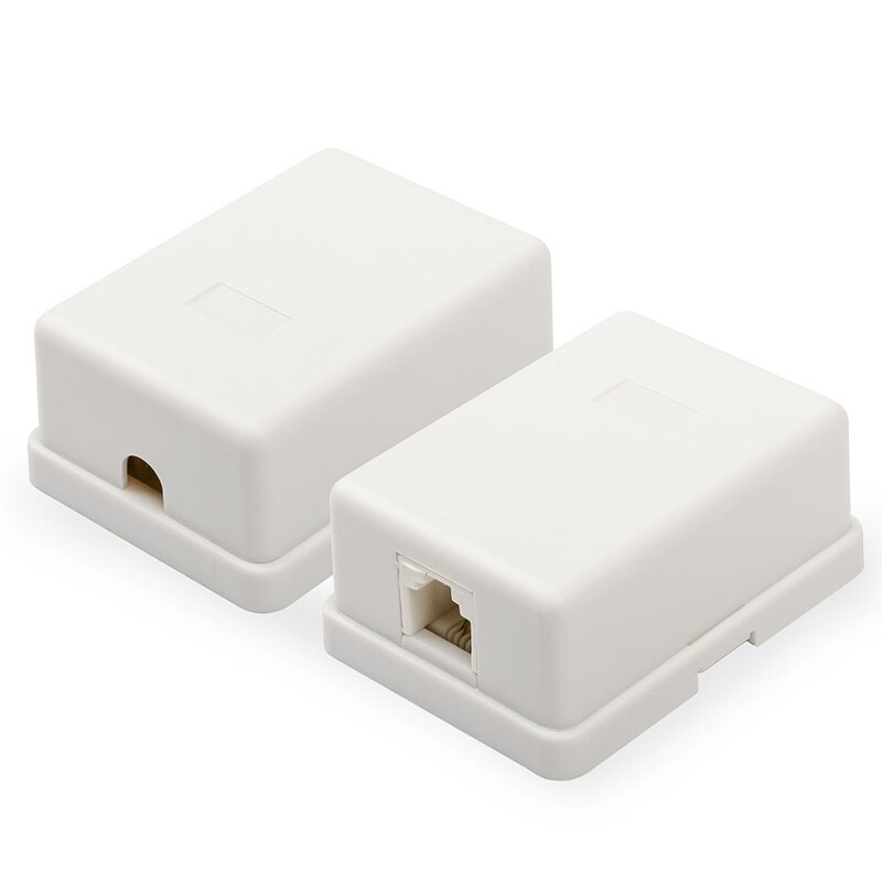 Розетка Atcom (15253) внешняя UTP 5e 1-порт RJ45