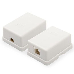 Розетка Atcom (15253) зовнішня UTP 5e 1-порт RJ 45